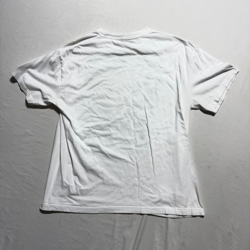 Fox Racing Mens XL White Splatter Graphic Fox Head Logo T-Shirt Motocross Y2K - Picture 6 of 8